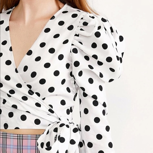 Polkadot wrap top - Picture 3 of 4